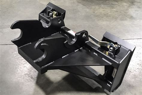 excavator to skid steer adapter|mini excavator skid steer attachment.